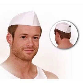 cotton forage hat adjustable white product photo