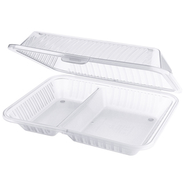 reusable meal tray PP white | 255 mm x 210 mm H 75 mm product photo