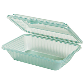 reusable meal tray PP green | 235 mm x 170 mm H 70 mm product photo