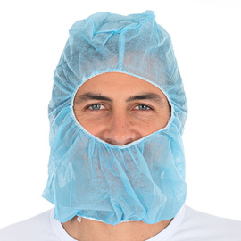 astronaut's hood one-size-fits-all HYGOSTAR blue PP fleece product photo