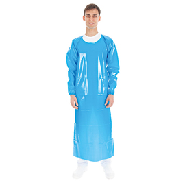 Sleeve apron | TPU blue  L 900 mm  H 1400 mm product photo
