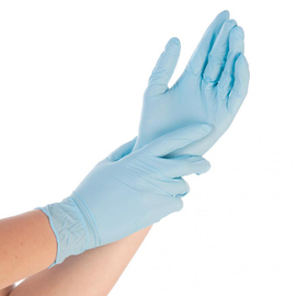 nitrile gloves M blue SAFE FIT • powder-free product photo