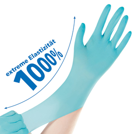 neoprene gloves NEO STRETCH PRO XS turquoise • powder-free 240 mm product photo