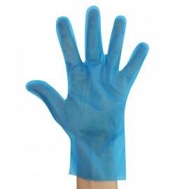 TPE gloves ALLFOOD THERMOSOFT L TPE (thermoplastic elastomers) blue | 270 mm product photo