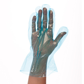 LDPE gloves POLYCLASSIC SOFT L blue in a box 290 mm product photo
