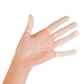 latex gloves S white powder-free product photo