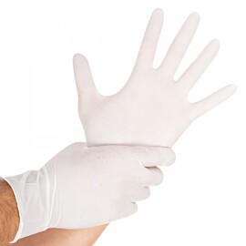 examination gloves SAFE VIRUS M nitrile white | 240 mm product photo
