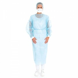 protection set HYGOSTAR blue and white hood | coat | mouthguard product photo