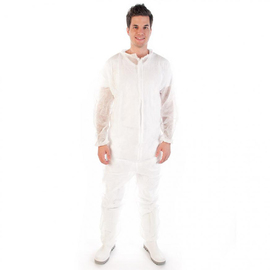 overall LIGHT XL PP fleece white product photo