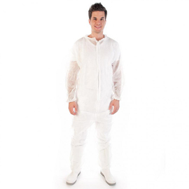 overall LIGHT L PP fleece white product photo