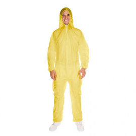 overall LIGHT XXL PP fleece yellow with hood product photo