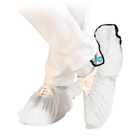 Overshoes for Hygomat ANTISTATIC WATERPROOF coated PP CPE white L 440 mm product photo