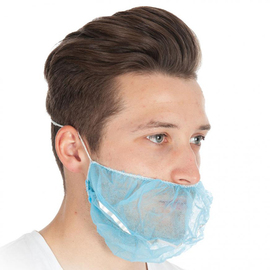 beard cover DETECT II PP fleece blue detectable L 400 mm W 200 mm product photo