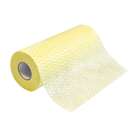 dishcloth | cleaning cloth ECO yellow and white | 400 mm x 200 mm product photo