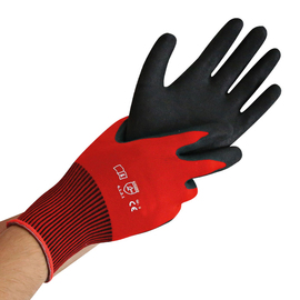 work gloves ERGO FLEX MIKRO M/8 red 240 mm product photo