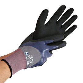 work gloves ERGO FLEX DOUBLE DIPPED S/7 grey 230 mm product photo
