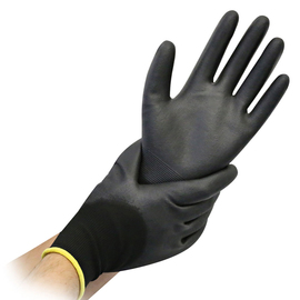 work gloves BLACK ACE COMFORT XL/10 black 3/4 coated 260 mm product photo