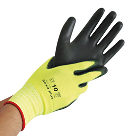 work gloves NEON ACE M/8 black and neon yellow 240 mm product photo