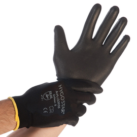 work gloves BLACK ACE M/8 black 240 mm product photo