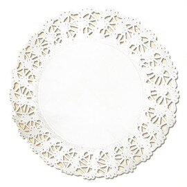 cake doilies white Ø 360 mm round product photo