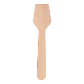 ice cream spoon NATURE Star birch wood | FSC® certified brown L 96 mm | disposable product photo