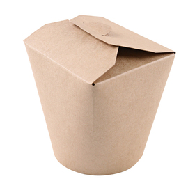 food box NATURE Star ASIA 800 ml kraft paper brown Ø 100 mm H 112 mm product photo