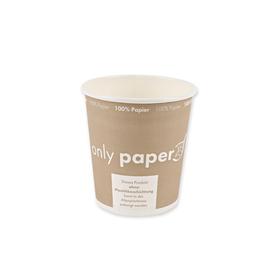 soup cups disposable | 450 ml NATURE Star Only Paper | paperboard Ø 97 mm product photo
