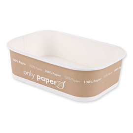 takeaway bowl | 650 ml | NATURE Star Only Paper | paperboard | 172 mm x 120 mm H 50 mm product photo