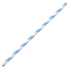 paper drinking straw CLASSIC NATURE Star FSC® paper light blue-white • striped product photo