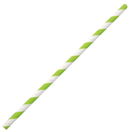 paper drinking straw CLASSIC NATURE Star FSC® paper green andwhite • striped product photo