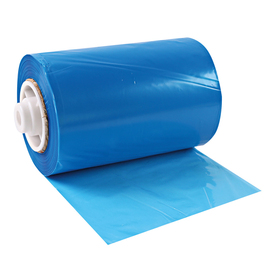 Biodegradable shrink film for Stepstar PU (polyurethane) 40 µm light blue Ø 145 mm L 280 m product photo