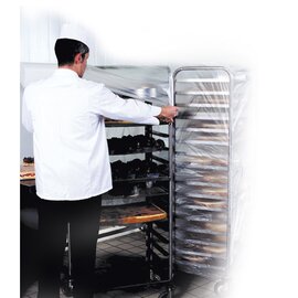 dust cover 650 mm  x 1900 mm | suitable for tray trolley | disposable product photo