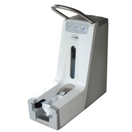 overshoe machine HYGOMAT CLEANROOM stainless steel grey  L 740 mm  B 300 mm  H 730 mm product photo