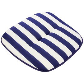 seat cushion Dessin 0268 blue and white striped 430 mm  x 430 mm product photo