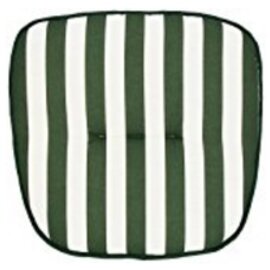 seat cushion Dessin 0269 green andwhite striped 430 mm  x 430 mm product photo