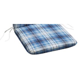 seat cushion Dessin 1571 blue checkered 430 mm  x 430 mm product photo