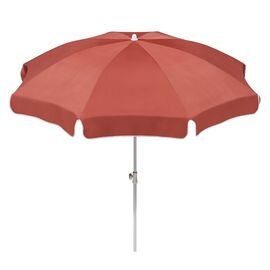 large umbrella IBIZA terracotta coloured flounce round Ø 300 cm product photo