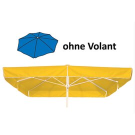 large umbrella MALLORCA blue square 300 x 300 cm product photo