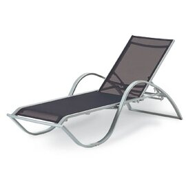 stacking lounger MIAMI anthracite | 1970 mm  x 750 mm  H 330 mm product photo