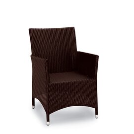 Dining Chair Diva, Basket with aluminum frame, Color: mocca product photo