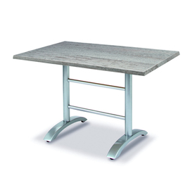 folding table MAESTRO silver coloured decor Montpellier  L 1200 mm  x 800 mm product photo