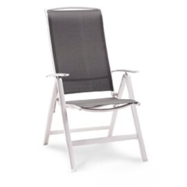 folding armchair PALERMO anthracite | 610 mm  x 680 mm | high back product photo