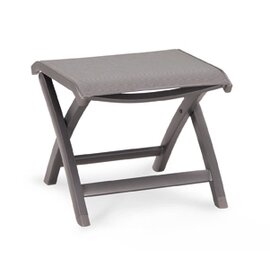 Stool Larino, aluminum with Ergotex cover, color: anthracite / matt product photo