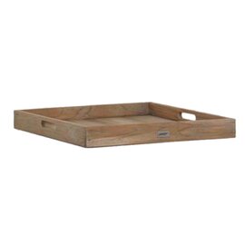 serving tray MORETTI wood grey | square 600 mm  x 600 mm product photo