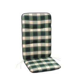 seat cushion Dessin 0467 green andwhite checkered 430 mm  x 430 mm product photo