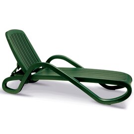 stacking lounger EDEN green | 1940 mm  x 710 mm  H 300 mm product photo