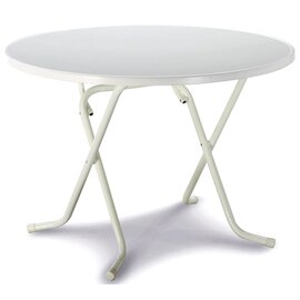 scissor folding table PRIMO silver coloured 1000 mm product photo