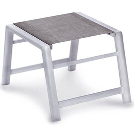 Stool Rimini, aluminum frame, Ergotex cover, color: silver / anthracite product photo