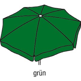 large umbrella IBIZA light green flounce round Ø 400 cm product photo