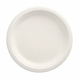 plate disposable white flat Ø 230 mm product photo